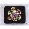 Image 1 : Juliana Hattie Carnegie Multicolored BROOCH #989294