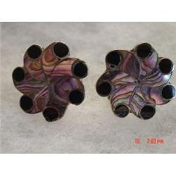 Estate Mexican Taxco  Sterling Earrings  ETM  #989300