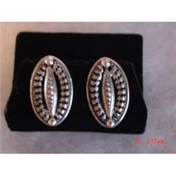 1940S DANECRAFT Sterling Screwback Earrings #989312