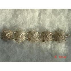 Silver filigree Link Bracelet Peru?? #989324