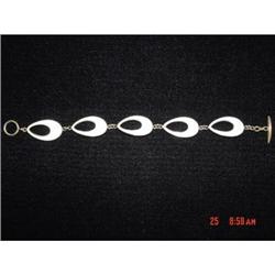 E. Dragsted Sterling Denmark Guilloche Bracelet #989356