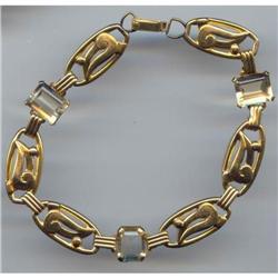 1/20th 12KT Gold  Citrine Bracelet #989395