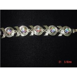 Sarah Coventry Aurora Borealis Bracelet Link #989413