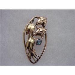 Art Deco Sterling Cuff links Warrior design #989449
