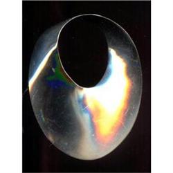 Estate  Mexican Sterling Silver  Brooch Modern #989486