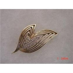 1930s MARBOUX BOUCHER Rhinestone Brooch #989509