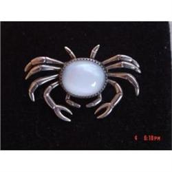 Danecraft Sterling Jelly Belly Crab Brooch #989525