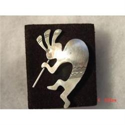 T & RS Sterling Kachina Brooch Pin #989530