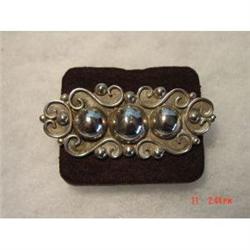 Estate Taxco Mexican Sterling Brooch Pin #989595