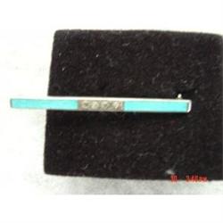 GUILLOCHE ENAMEL Rhinestone Sterling #989601