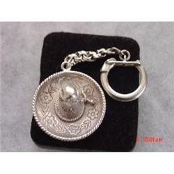 Estate Mexican Sterling Signed TENCHA Keychain #989642