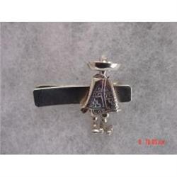 Estate Signed Mexican Sterling Man Tie Clasp or #989643