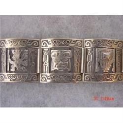 Vintage Estate Peru Sterling  Figural Link #989652