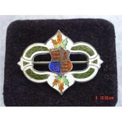  RARE Antique Victorian Brooch Pin Sterling #989675