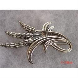 Estate DANECRAFT Sterling  Floral Design Brooch #989677