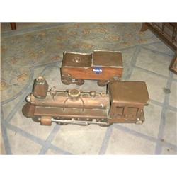 Hand Made Copper and Metal Trains  #989793