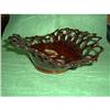 Image 1 : Antique Ruby Scalloped Center Piece Signed #989799