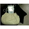 Image 1 : Cream Color Hand Bag with Gold Chain "Finessa #989813