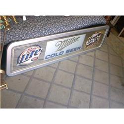 Large Miller Beer Wall Mirror Sign  #989817