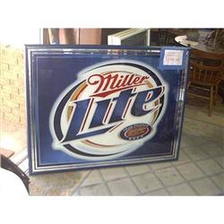 Large Miller Lite Mirror Sign  #989818