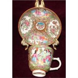 C.1820 CHINESE EXPORT ROSE MEDALLION DEMITASSE #989825