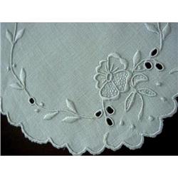 2 Marghab Style Embroidery/Cutwork DOILY's #989924