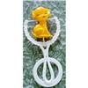Image 1 : 50's Plastic BABY Rattle*Tiny DOG #989932