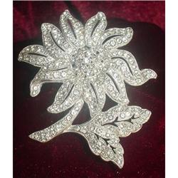 Pave' Rhinestone Brooch #990088