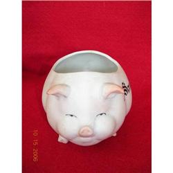 Antique German Pig Planter Signed--ADORABLE!!! #990099