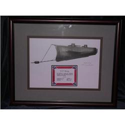 Framed Hunley Print #990115