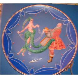 Father Christmas  porcelain plate by #990159