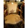 Image 1 : Gilted French Arm Chair in Exceptional #990257
