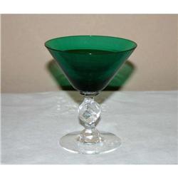 Morgantown Stiegel Green Depression Glass #990347