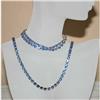 Image 1 : Sparkling Blue Rhinestone Necklace/Bracelet #990372