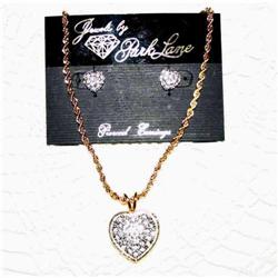  Park Lane Rhinestone Necklace/Earrings #990428