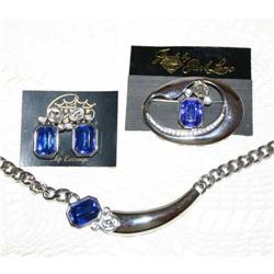 Park Lane Abstract Necklace Brooch Earrings  #990433