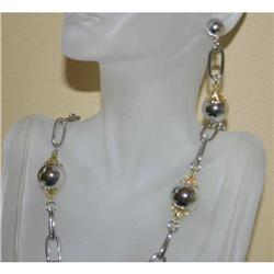 Park Lane Link Necklace & Dangle Earrings  #990434