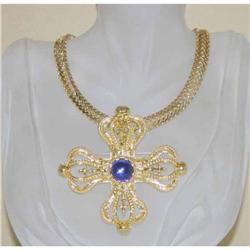 Vintage Park Lane Crown Necklace Brooch #990438