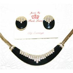 Park Lane Vintage Channel Set Necklace Earrings #990439