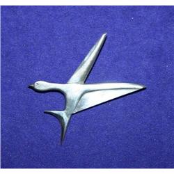 Rare Brammer Silver Goose Brooch #990455