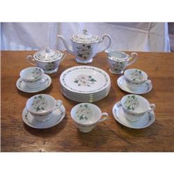 Vintage Noritake White Hawaiian Luncheon Set #990478