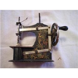 Childs Antique German Toy Sewing Machine #990483