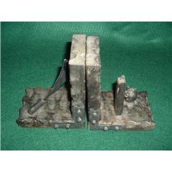 Wooden bookends #990576