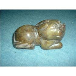 Carved stone paper weight #990601