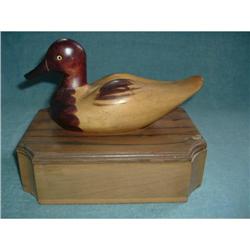 Duck decoy  wooden box #990606