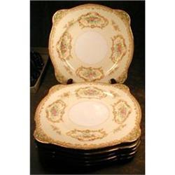 Noritake HERTHA Square Salad Plates 8.5 inch #990636