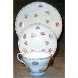 SHELLEY Trio ROSE Pansy FORGET me NOT 3 pc SET #990637