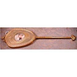 HP Miniature MIRROR Extra Long Handle ANTIQUE #990646