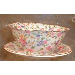 OLD Cottage CHINTZ Bowl & Underplate R WINTON #990658