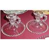 Image 1 : Candlewick CHAMBER Candlesticks PAIR  Vintage #990681
